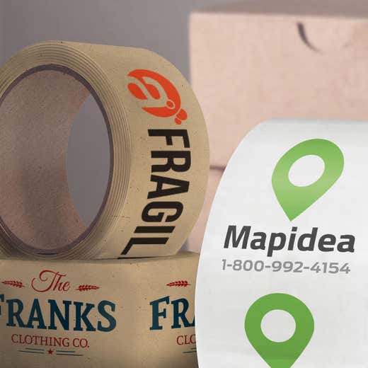 Custom Water Activated Packing Tape: Waterproof Packaging Tape | StickerYou 3